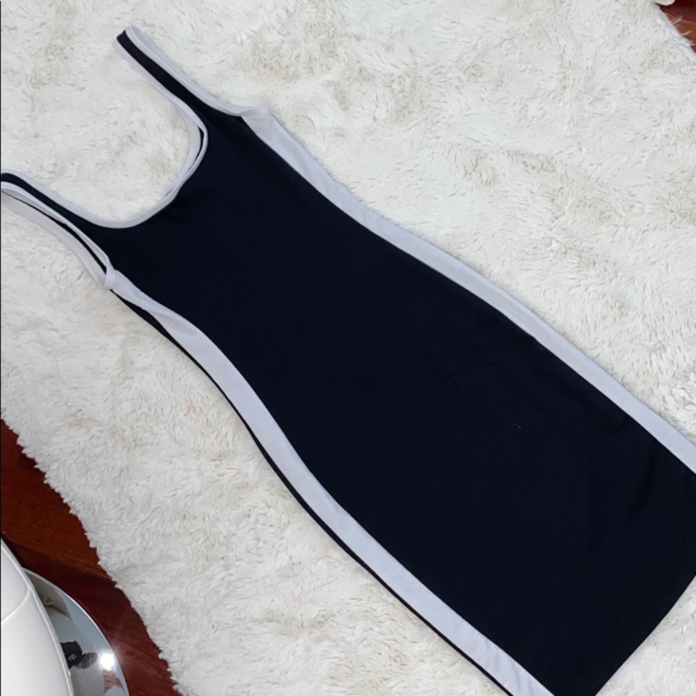 Black and white dress